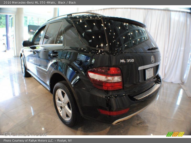 Black / Black 2010 Mercedes-Benz ML 350 4Matic