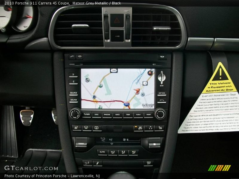 Navigation of 2010 911 Carrera 4S Coupe