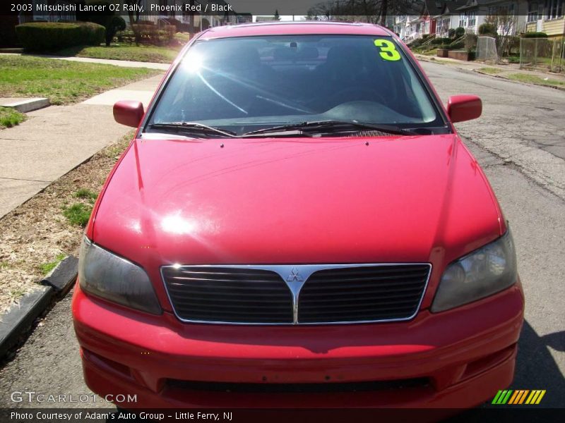 Phoenix Red / Black 2003 Mitsubishi Lancer OZ Rally