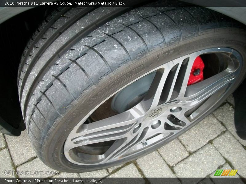 Meteor Grey Metallic / Black 2010 Porsche 911 Carrera 4S Coupe