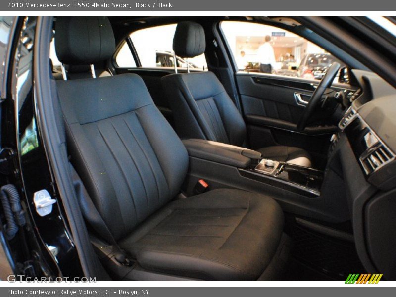 Black / Black 2010 Mercedes-Benz E 550 4Matic Sedan