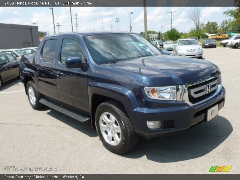 Bali Blue Pearl / Gray 2009 Honda Ridgeline RTS