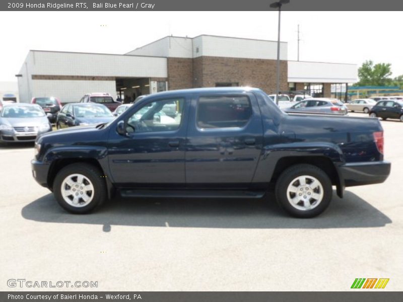 Bali Blue Pearl / Gray 2009 Honda Ridgeline RTS