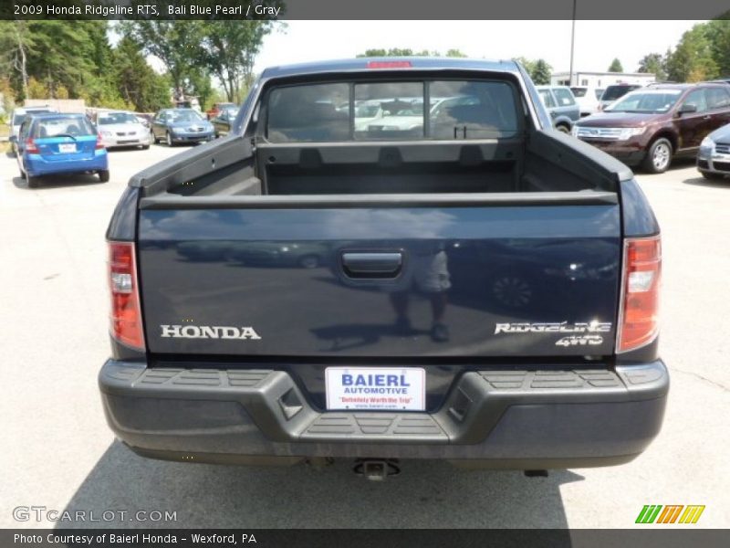 Bali Blue Pearl / Gray 2009 Honda Ridgeline RTS