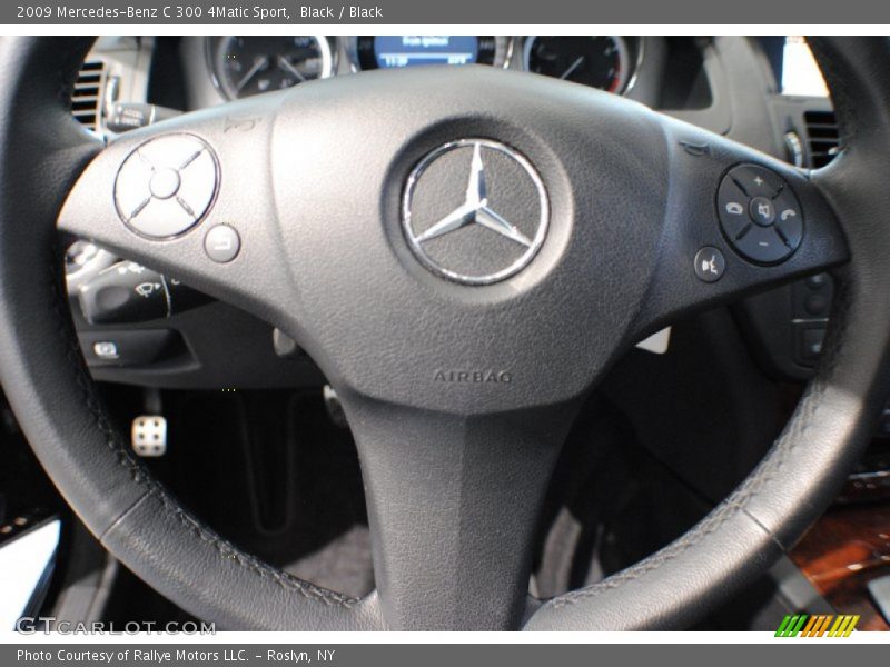 Black / Black 2009 Mercedes-Benz C 300 4Matic Sport