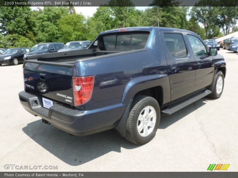 Bali Blue Pearl / Gray 2009 Honda Ridgeline RTS