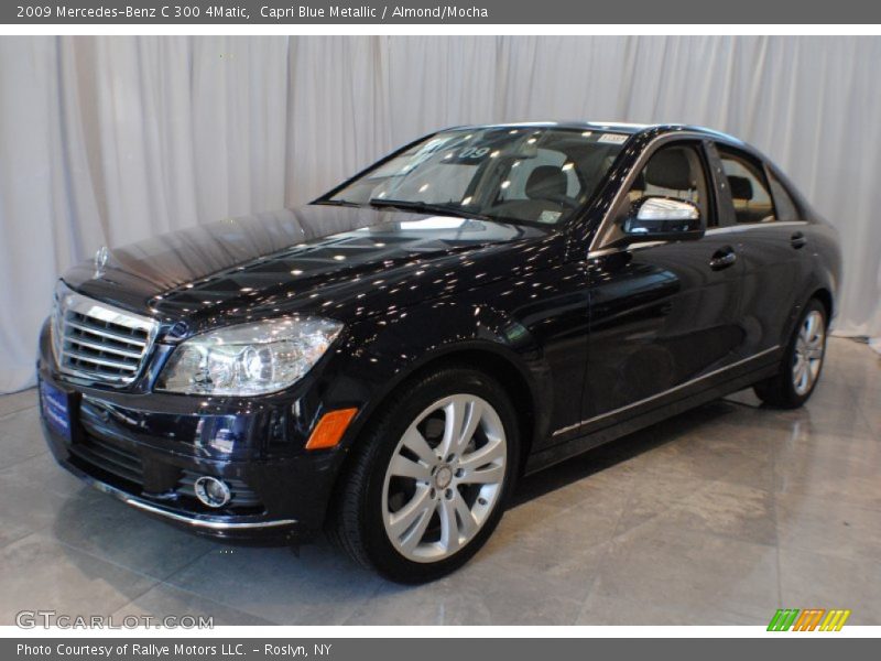 Capri Blue Metallic / Almond/Mocha 2009 Mercedes-Benz C 300 4Matic