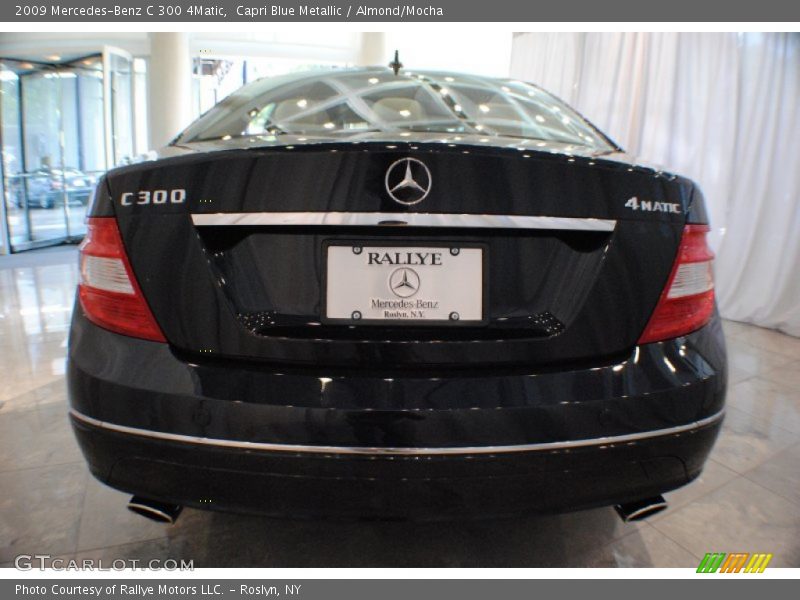 Capri Blue Metallic / Almond/Mocha 2009 Mercedes-Benz C 300 4Matic