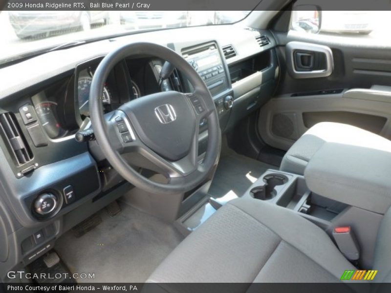 Bali Blue Pearl / Gray 2009 Honda Ridgeline RTS