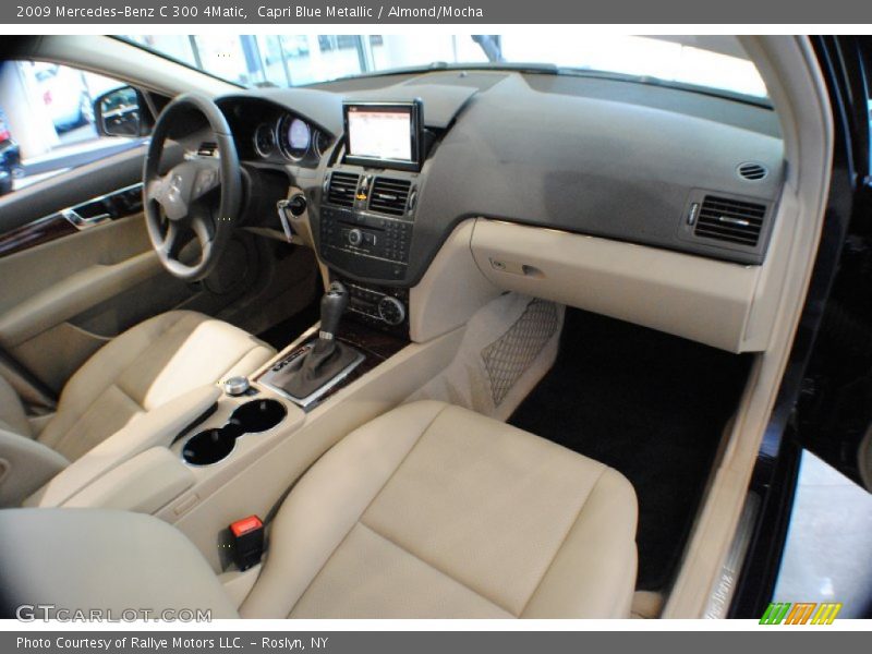 Capri Blue Metallic / Almond/Mocha 2009 Mercedes-Benz C 300 4Matic