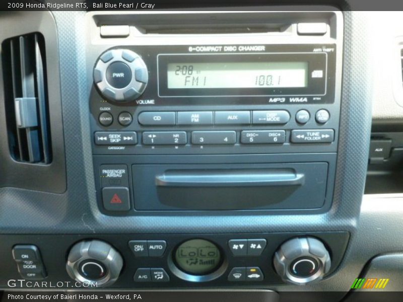 Bali Blue Pearl / Gray 2009 Honda Ridgeline RTS