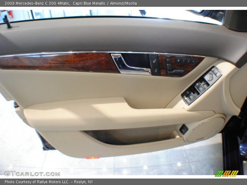 Capri Blue Metallic / Almond/Mocha 2009 Mercedes-Benz C 300 4Matic