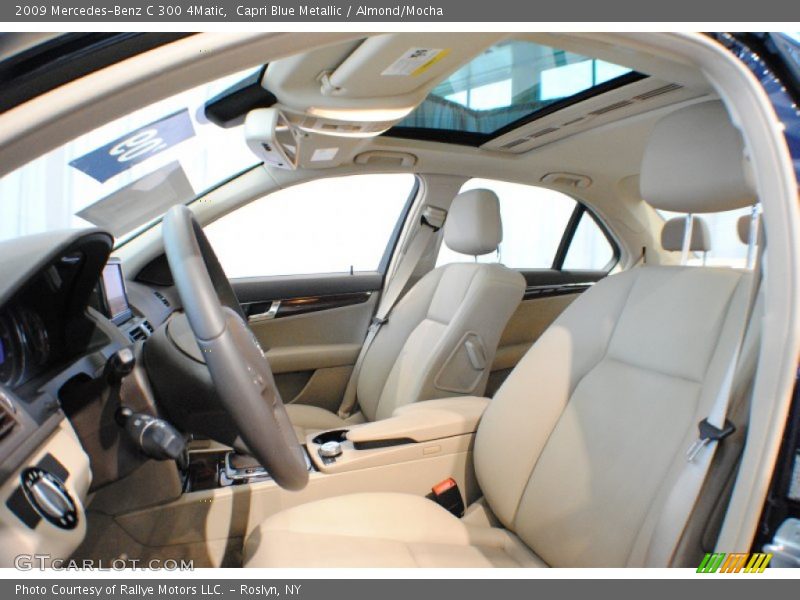 Capri Blue Metallic / Almond/Mocha 2009 Mercedes-Benz C 300 4Matic