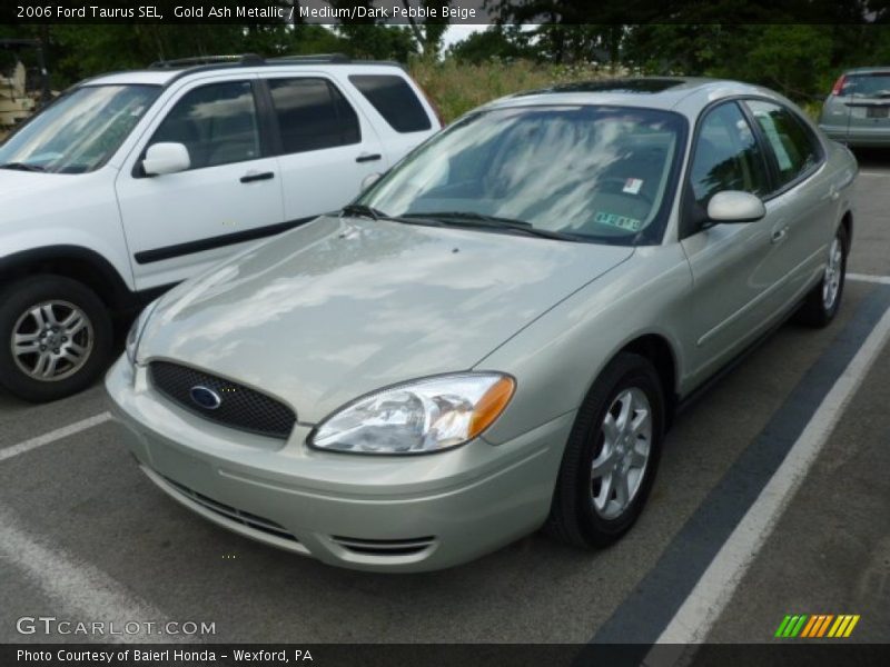 Gold Ash Metallic / Medium/Dark Pebble Beige 2006 Ford Taurus SEL