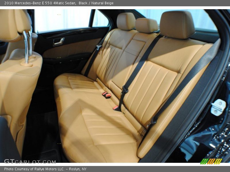 Rear Seat of 2010 E 550 4Matic Sedan