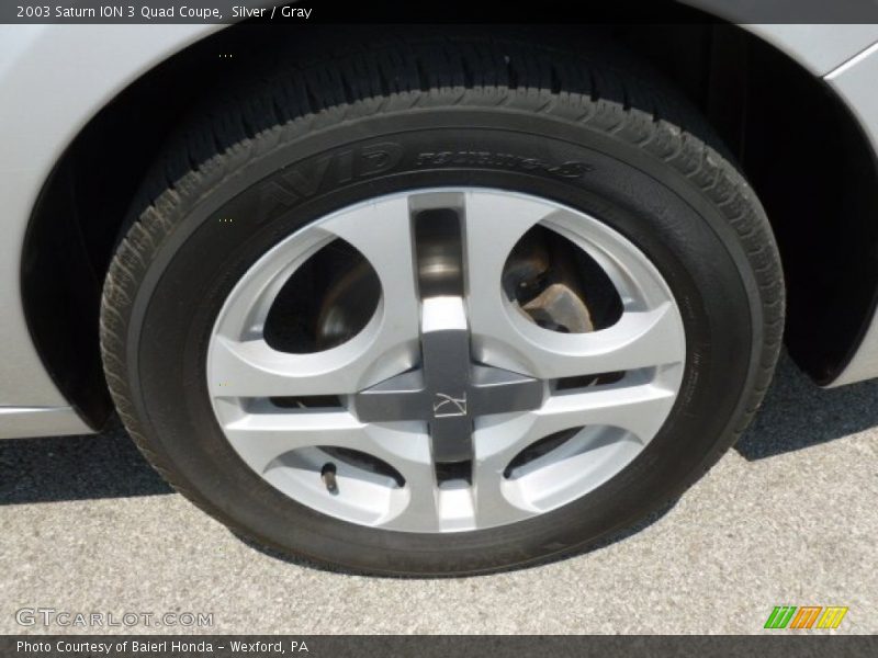 Silver / Gray 2003 Saturn ION 3 Quad Coupe