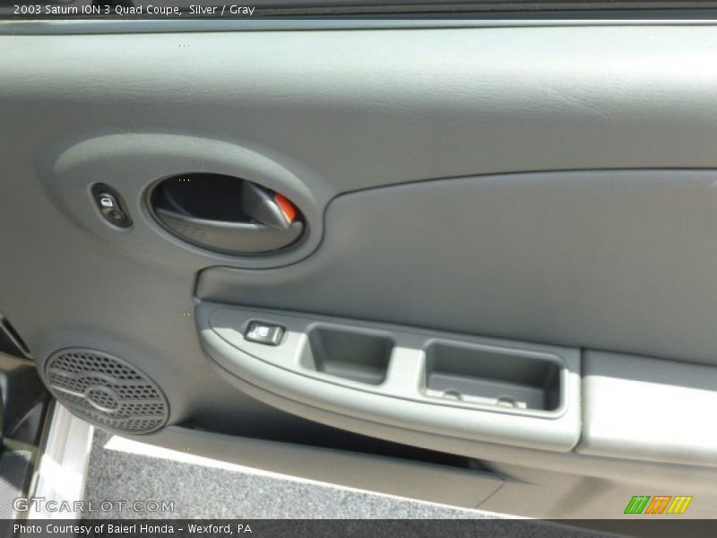 Silver / Gray 2003 Saturn ION 3 Quad Coupe