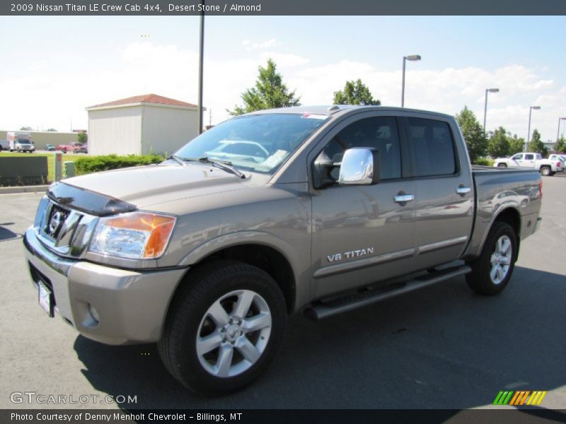 Desert Stone / Almond 2009 Nissan Titan LE Crew Cab 4x4