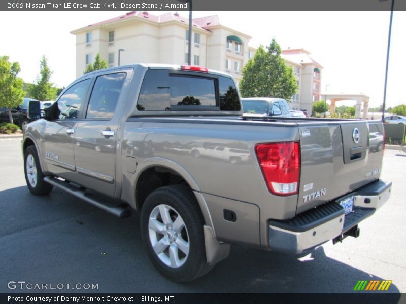 Desert Stone / Almond 2009 Nissan Titan LE Crew Cab 4x4