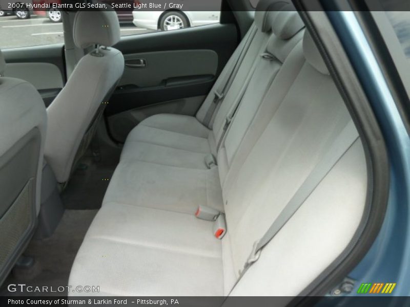 Seattle Light Blue / Gray 2007 Hyundai Elantra GLS Sedan