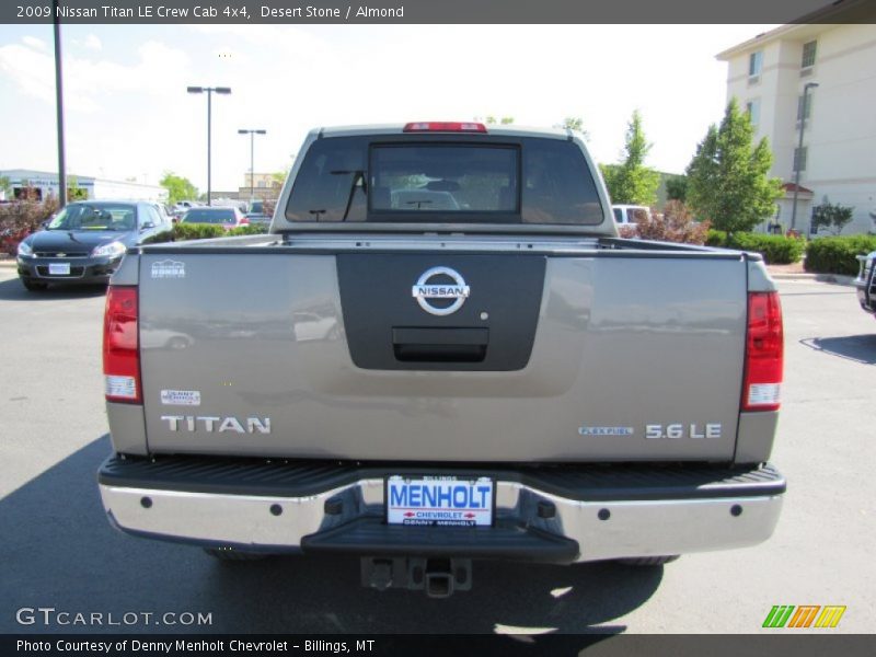 Desert Stone / Almond 2009 Nissan Titan LE Crew Cab 4x4