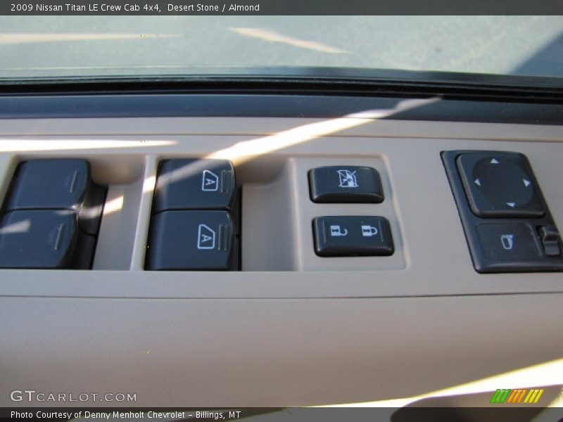 Controls of 2009 Titan LE Crew Cab 4x4