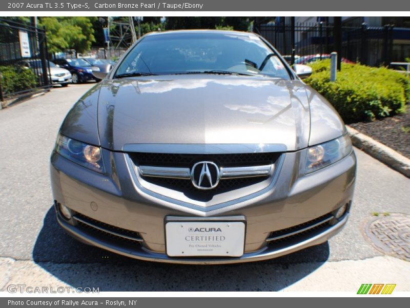 Carbon Bronze Pearl / Taupe/Ebony 2007 Acura TL 3.5 Type-S