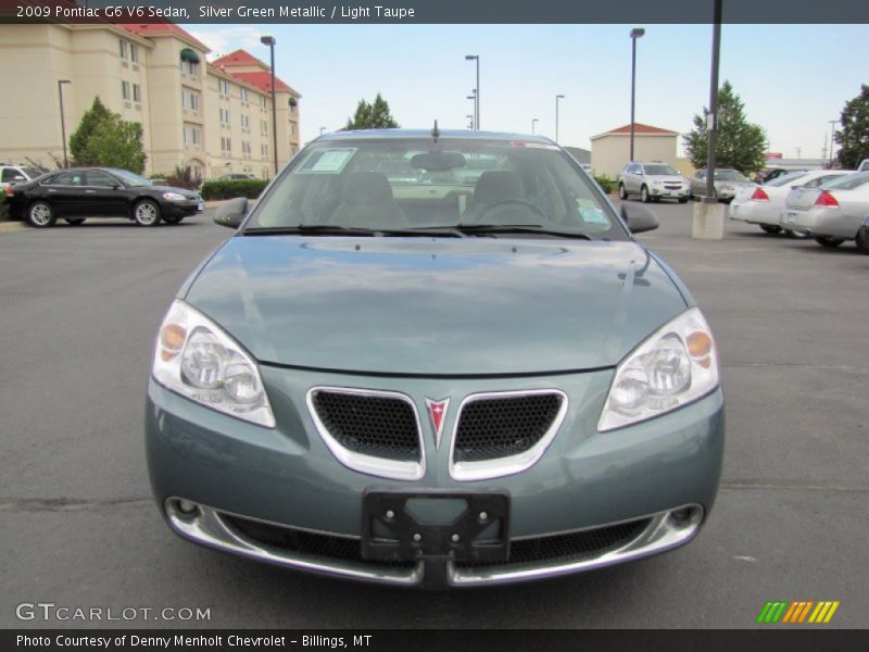Silver Green Metallic / Light Taupe 2009 Pontiac G6 V6 Sedan