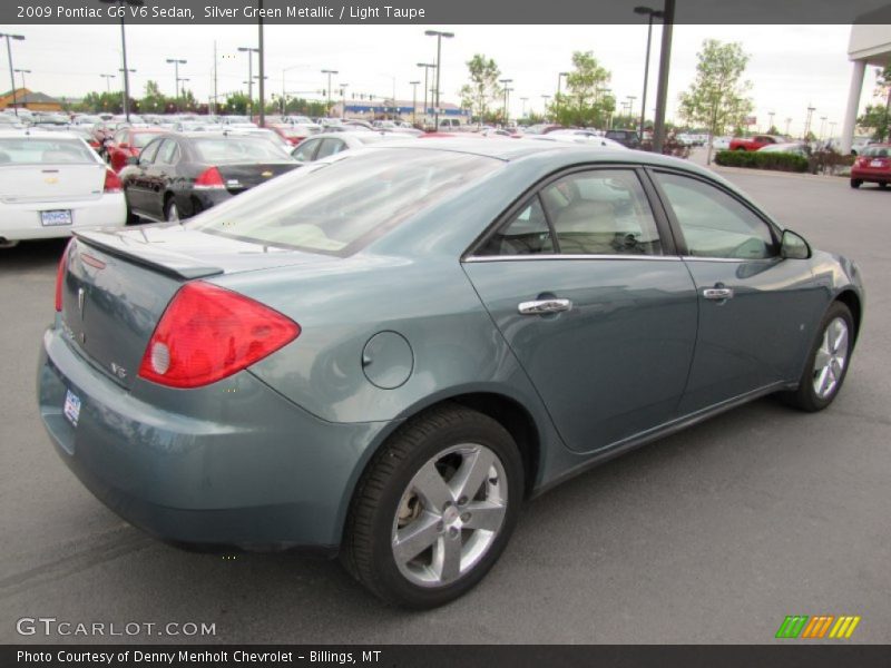 Silver Green Metallic / Light Taupe 2009 Pontiac G6 V6 Sedan