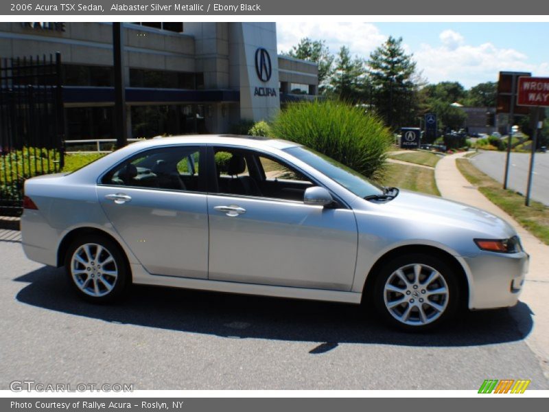 Alabaster Silver Metallic / Ebony Black 2006 Acura TSX Sedan