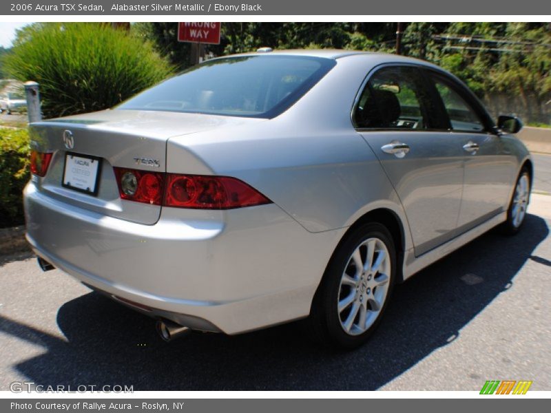 Alabaster Silver Metallic / Ebony Black 2006 Acura TSX Sedan