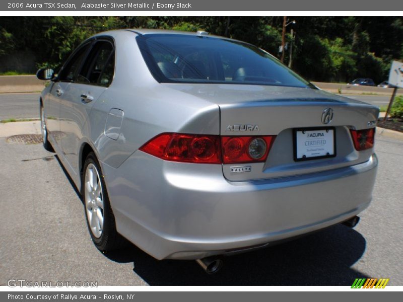 Alabaster Silver Metallic / Ebony Black 2006 Acura TSX Sedan