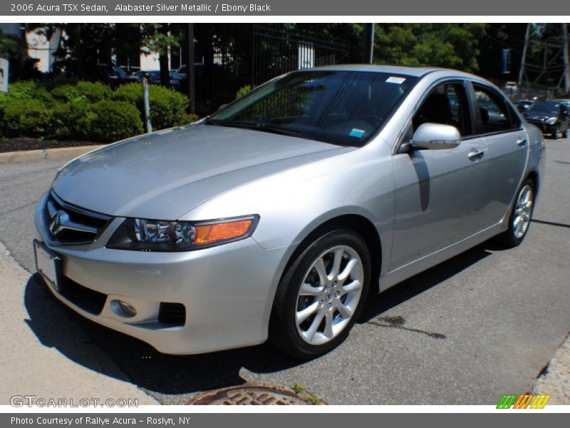 Alabaster Silver Metallic / Ebony Black 2006 Acura TSX Sedan