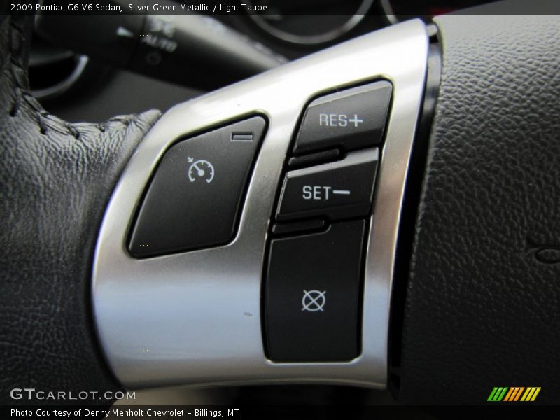 Silver Green Metallic / Light Taupe 2009 Pontiac G6 V6 Sedan