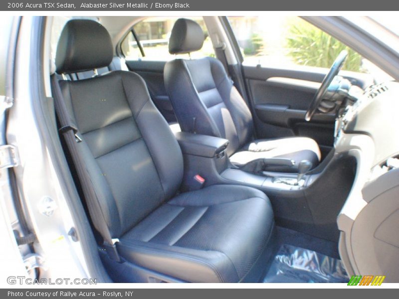 Alabaster Silver Metallic / Ebony Black 2006 Acura TSX Sedan