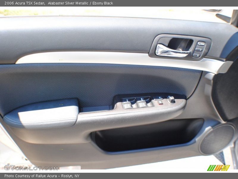 Alabaster Silver Metallic / Ebony Black 2006 Acura TSX Sedan