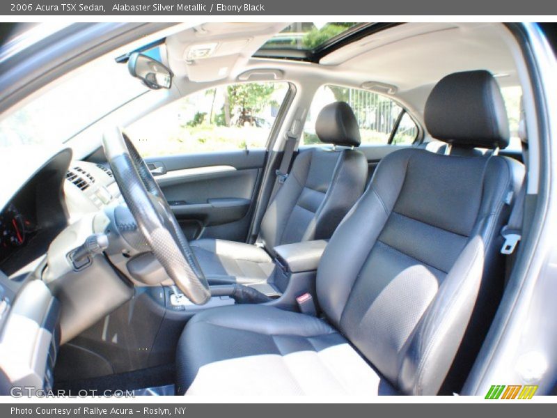 Alabaster Silver Metallic / Ebony Black 2006 Acura TSX Sedan
