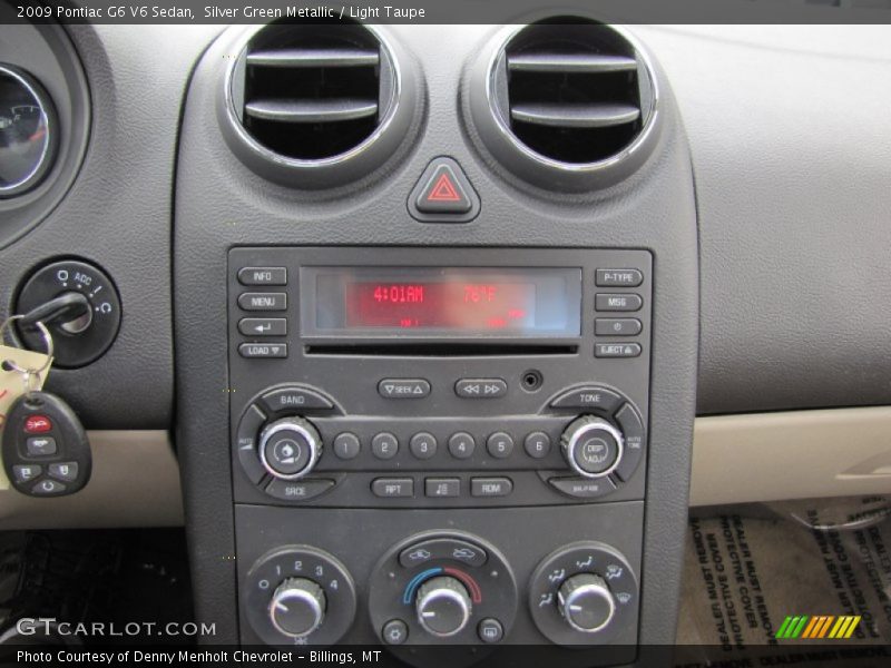 Silver Green Metallic / Light Taupe 2009 Pontiac G6 V6 Sedan