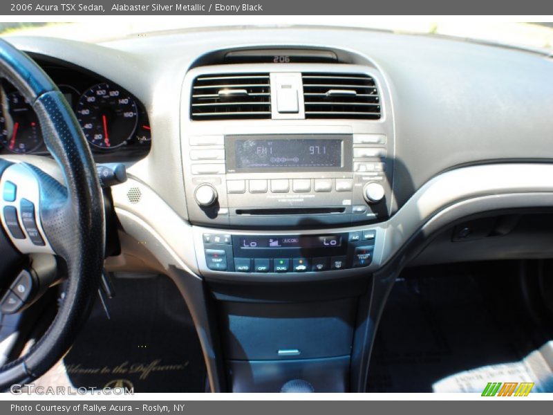 Alabaster Silver Metallic / Ebony Black 2006 Acura TSX Sedan