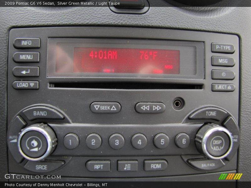 Silver Green Metallic / Light Taupe 2009 Pontiac G6 V6 Sedan