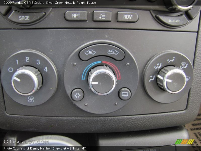 Silver Green Metallic / Light Taupe 2009 Pontiac G6 V6 Sedan