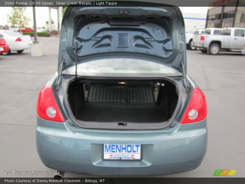 Silver Green Metallic / Light Taupe 2009 Pontiac G6 V6 Sedan