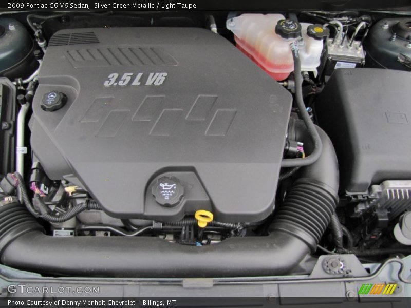 Silver Green Metallic / Light Taupe 2009 Pontiac G6 V6 Sedan