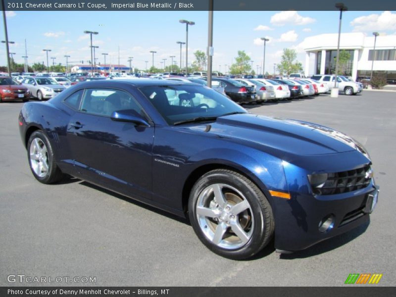 Imperial Blue Metallic / Black 2011 Chevrolet Camaro LT Coupe