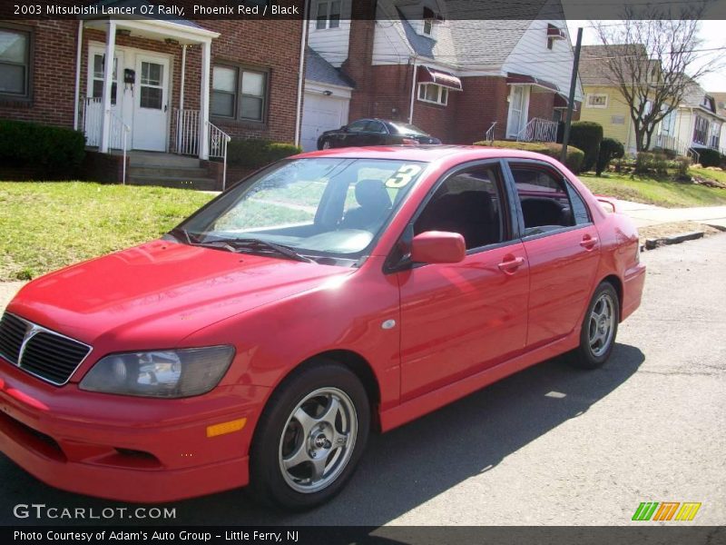 Phoenix Red / Black 2003 Mitsubishi Lancer OZ Rally