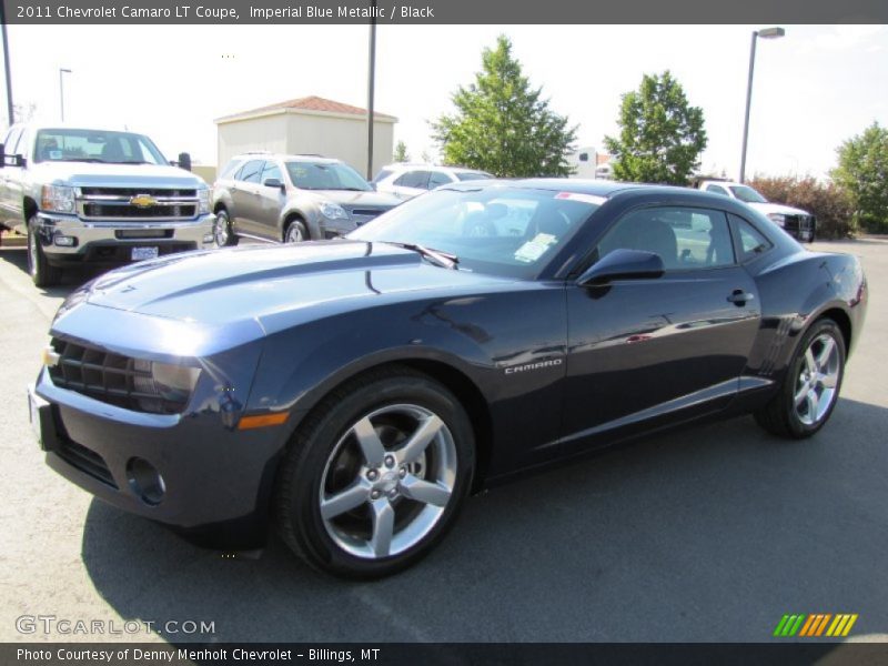 Imperial Blue Metallic / Black 2011 Chevrolet Camaro LT Coupe