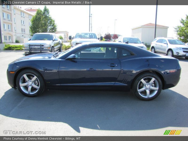 Imperial Blue Metallic / Black 2011 Chevrolet Camaro LT Coupe
