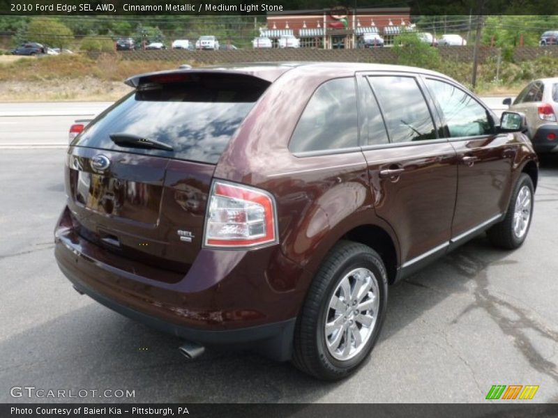 Cinnamon Metallic / Medium Light Stone 2010 Ford Edge SEL AWD