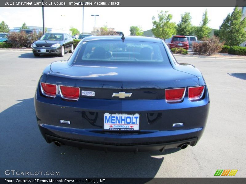 Imperial Blue Metallic / Black 2011 Chevrolet Camaro LT Coupe