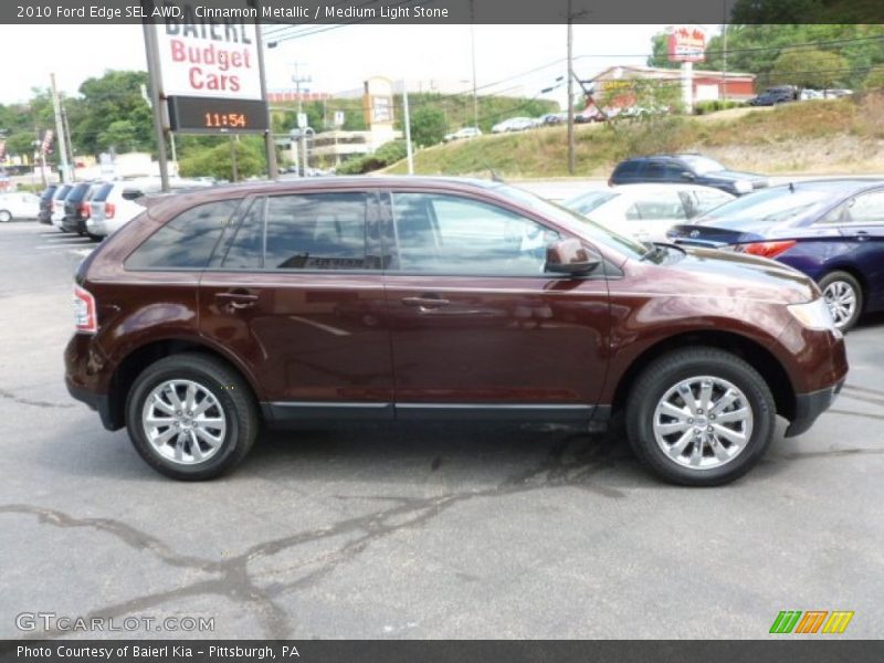 Cinnamon Metallic / Medium Light Stone 2010 Ford Edge SEL AWD